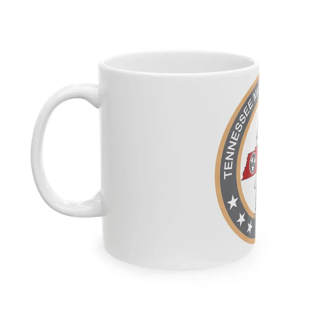 Tennessee Military Department Seal - White Coffee Mug - Go Mug Yourself