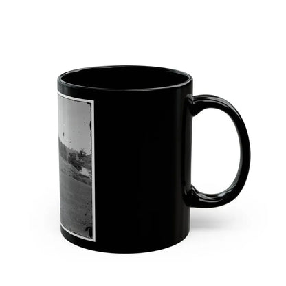 Tennessee River.  Blockhouse On The Bank (U.S. Civil War) Black Coffee Mug - Go Mug Yourself