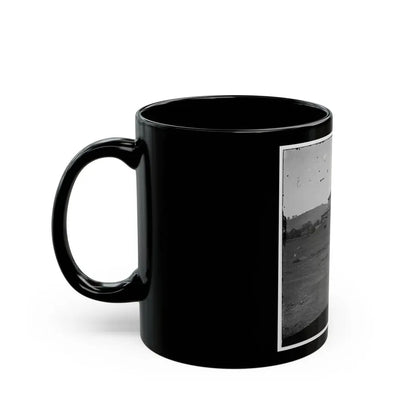 Tennessee River.  Blockhouse On The Bank (U.S. Civil War) Black Coffee Mug - Go Mug Yourself