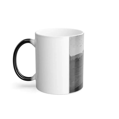 Tennessee River.  Blockhouse on the Bank (U.S. Civil War) Color Changing Coffee Mug 11oz - Go Mug Yourself
