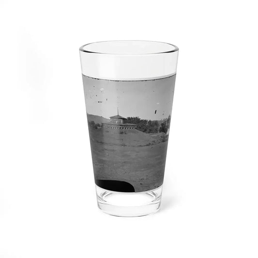 Tennessee River.  Blockhouse On The Bank (U.S. Civil War) Pint Glass 16oz 16oz - Go Mug Yourself