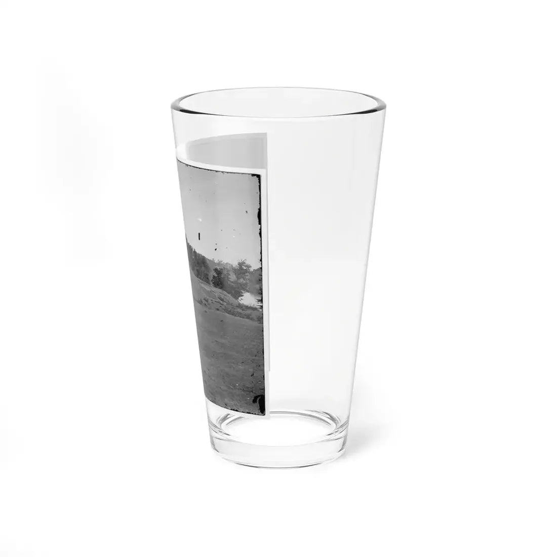 Tennessee River.  Blockhouse On The Bank (U.S. Civil War) Pint Glass 16oz - Go Mug Yourself