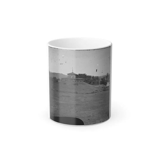 Tennessee River. Blockhouse on the Bank (U.S. Civil War) Color Changing Coffee Mug 11oz-11oz-Go Mug Yourself