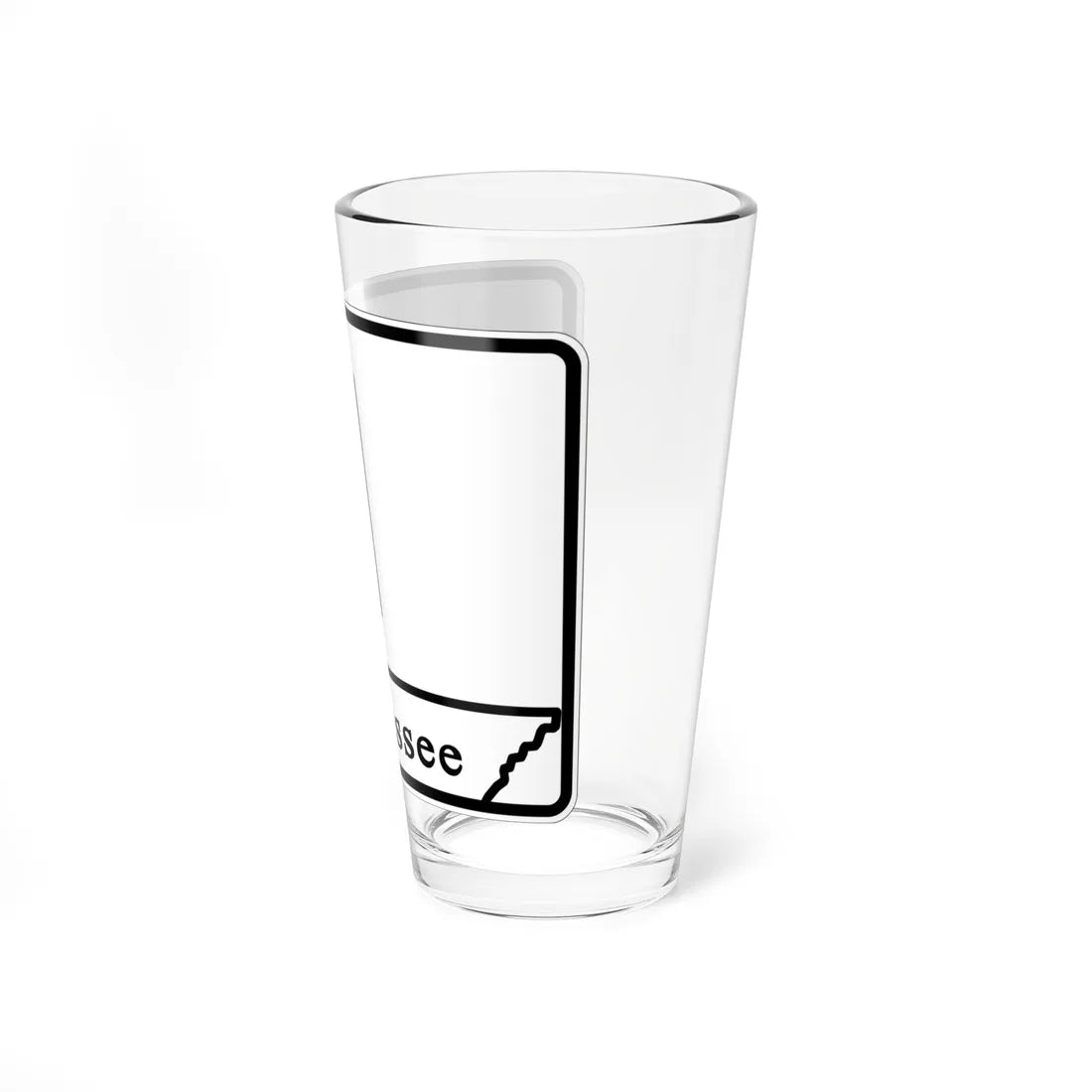Tennessee template (Tennessee) (Road Sign) Pint Glass 16oz - Go Mug Yourself