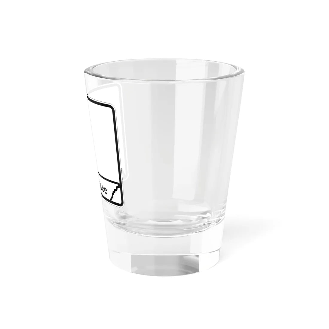 Tennessee template (Tennessee) (Road Sign) Shot Glass 1.5oz - Go Mug Yourself