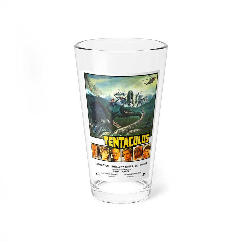 TENTACLES (SPAIN) 1977 Movie Poster - Pint Glass 16oz-16oz-Go Mug Yourself