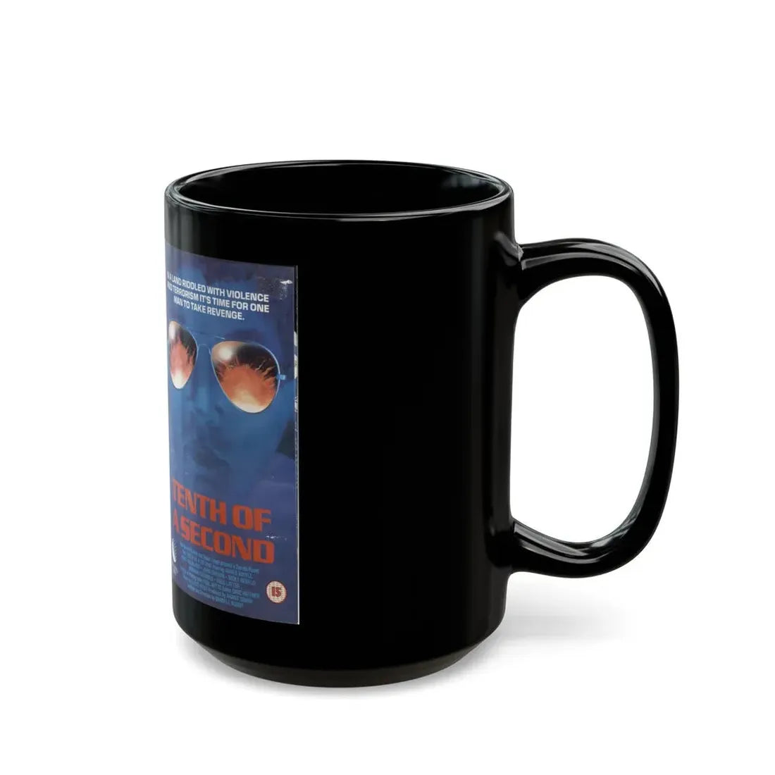 TENTH OF A SECOND (VHS COVER) - Black Coffee Mug - Go Mug Yourself