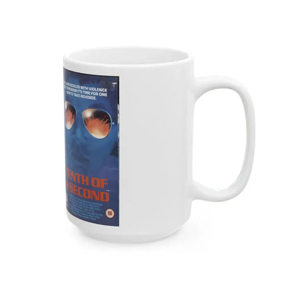 TENTH OF A SECOND (VHS COVER) - White Coffee Mug - Go Mug Yourself