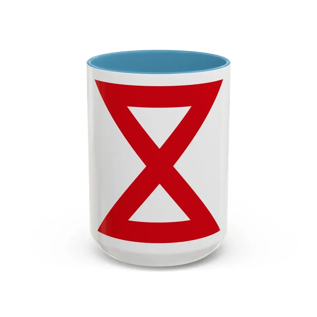 Tenth United States (U.S. Army) Accent Coffee Mug 15oz Light Blue - Go Mug Yourself