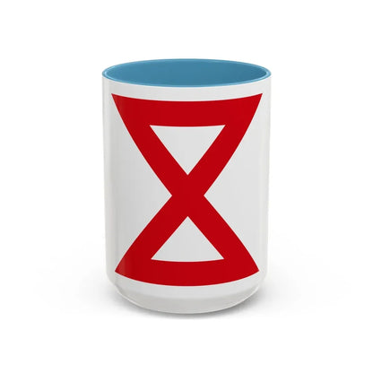 Tenth United States (U.S. Army) Accent Coffee Mug 15oz Light Blue - Go Mug Yourself