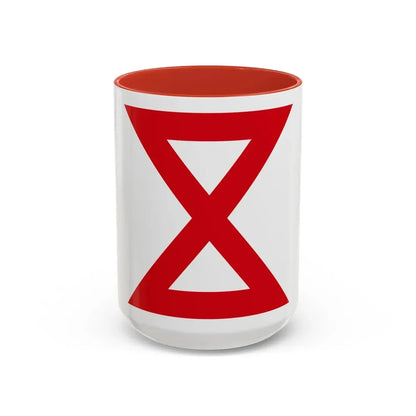 Tenth United States (U.S. Army) Accent Coffee Mug 15oz Red - Go Mug Yourself