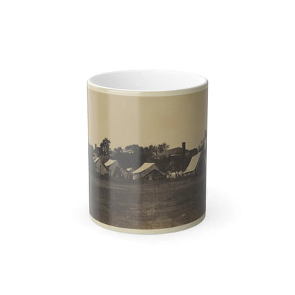 Tents, Possibly Used by Workers at Giesboro Cavalry Depot (U.S. Civil War) Color Changing Coffee Mug 11oz-11oz-Go Mug Yourself