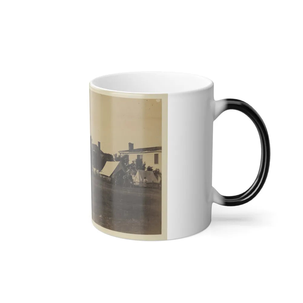 Tents, Possibly Used by Workers at Giesboro Cavalry Depot (U.S. Civil War) Color Changing Coffee Mug 11oz-Go Mug Yourself