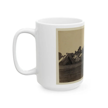 Tents, Possibly Used By Workers At Giesboro Cavalry Depot (U.S. Civil War) White Coffee Mug-Go Mug Yourself