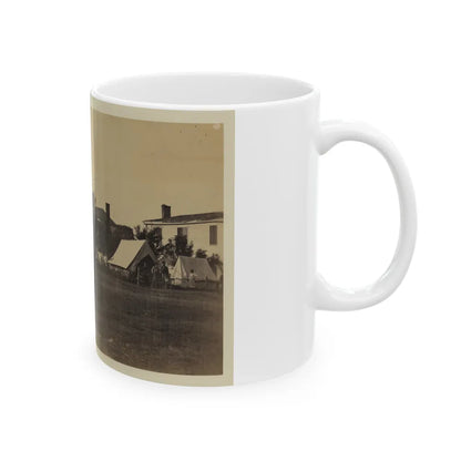 Tents, Possibly Used By Workers At Giesboro Cavalry Depot (U.S. Civil War) White Coffee Mug-Go Mug Yourself