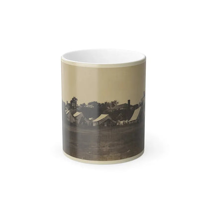 Tents, Possibly Used by Workers at Giesboro Cavalry Depot (U.S. Civil War) Color Changing Coffee Mug 11oz Default Title 11oz - Go Mug Yourself