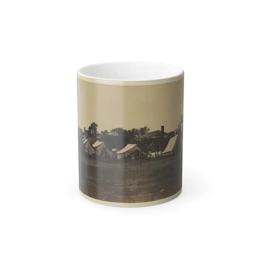Tents, Possibly Used by Workers at Giesboro Cavalry Depot (U.S. Civil War) Color Changing Coffee Mug 11oz Default Title 11oz - Go Mug Yourself