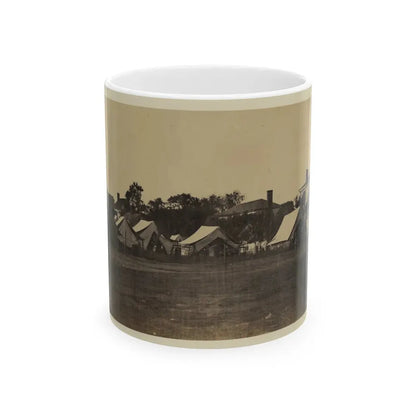 Tents, Possibly Used By Workers At Giesboro Cavalry Depot (U.S. Civil War) White Coffee Mug 11oz - Go Mug Yourself
