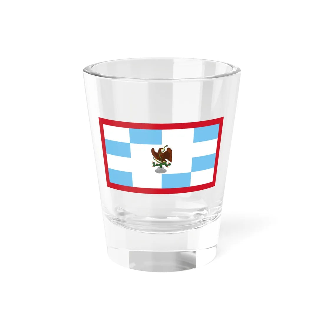 Teresa de Miers Mexico Flag Proposal 1823 (Mexico) Shot Glass 1.5oz 1.5oz - Go Mug Yourself