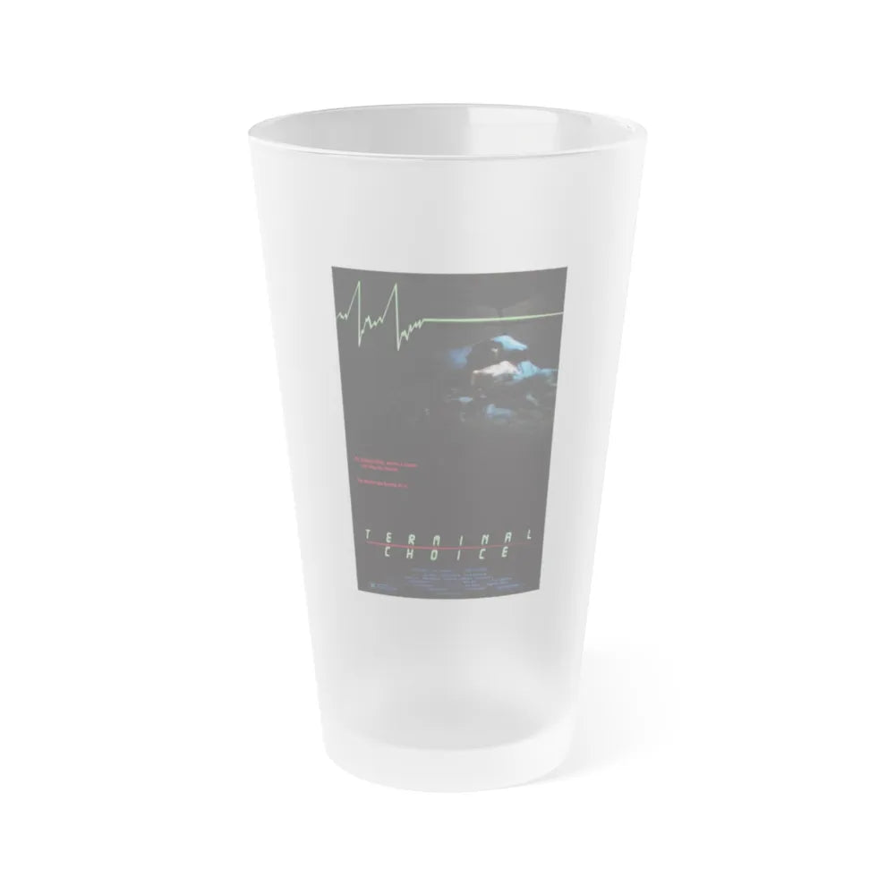 TERMINAL CHOICE (DEATHBED) 1985 Movie Poster - Frosted Pint Glass 16oz-16oz-Frosted-Go Mug Yourself