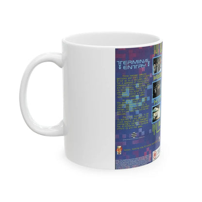 TERMINAL ENTRY (VHS COVER) - White Coffee Mug-Go Mug Yourself