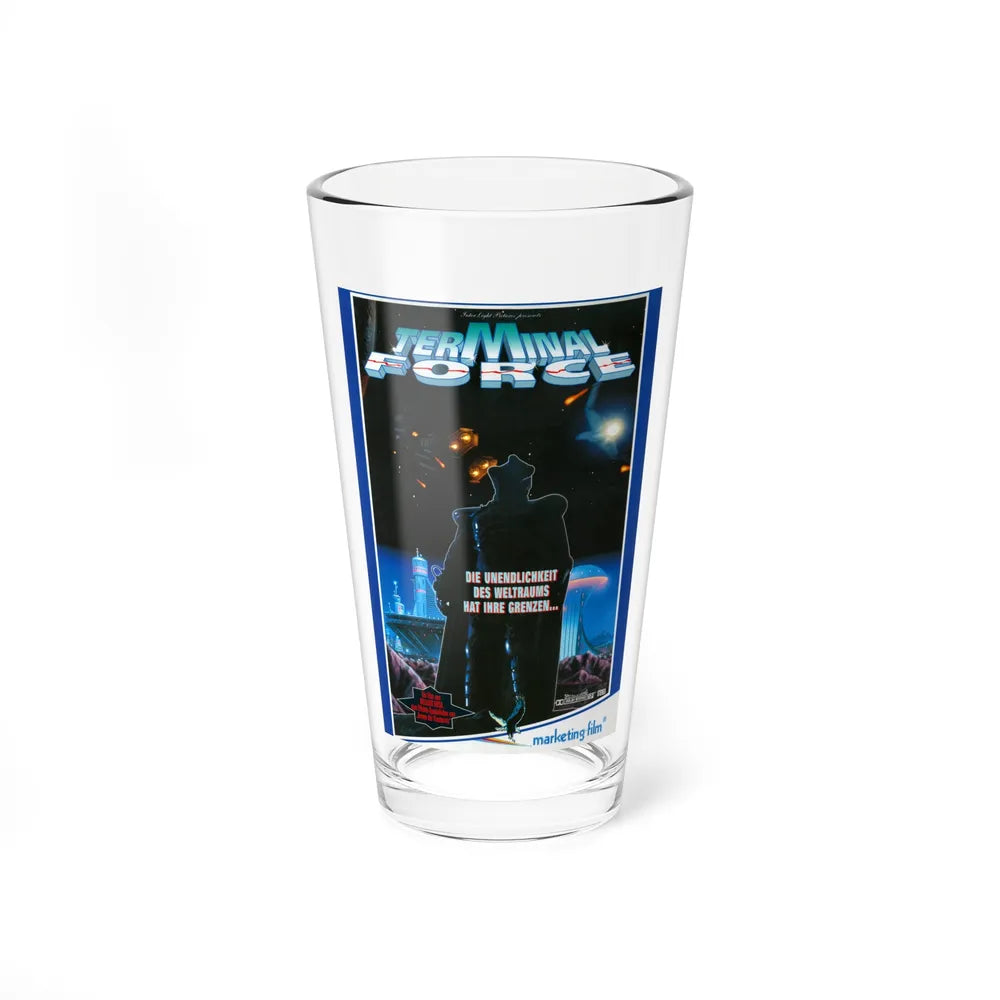 TERMINAL FORCE (GALAXIS) 1995 Movie Poster - Pint Glass 16oz-16oz-Go Mug Yourself