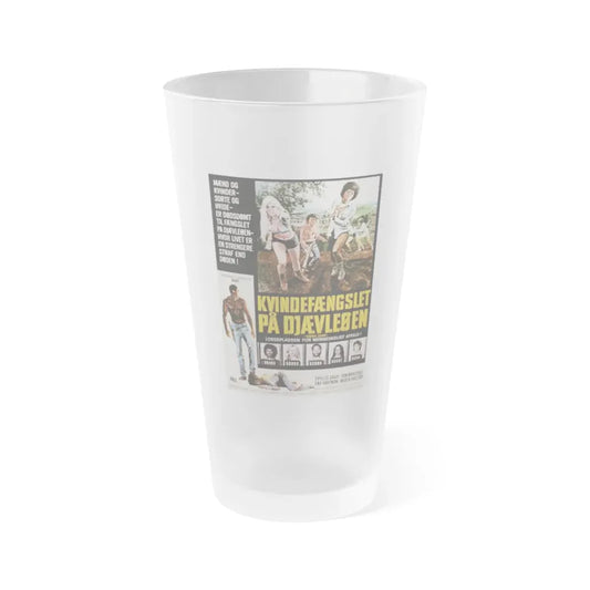 TERMINAL ISLAND (DANISH) 1973 Movie Poster - Frosted Pint Glass 16oz Default Title - Go Mug Yourself