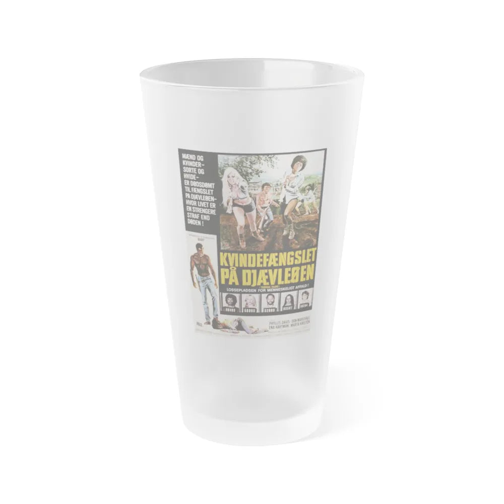 TERMINAL ISLAND (DANISH) 1973 Movie Poster - Frosted Pint Glass 16oz-Go Mug Yourself