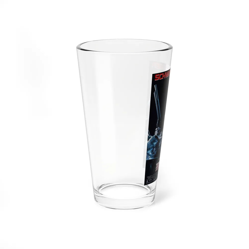 TERMINATOR 2 JUDGMENT DAY 1991 Movie Poster - Pint Glass 16oz-Go Mug Yourself