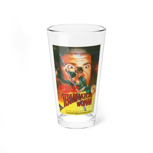TERMINATOR WOMAN 1993 Movie Poster - Pint Glass 16oz 16oz - Go Mug Yourself