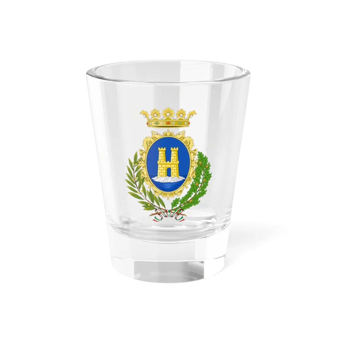 Termoli-Stemma (Italy) (Coat of Arms) Shot Glass 1.5oz 1.5oz - Go Mug Yourself