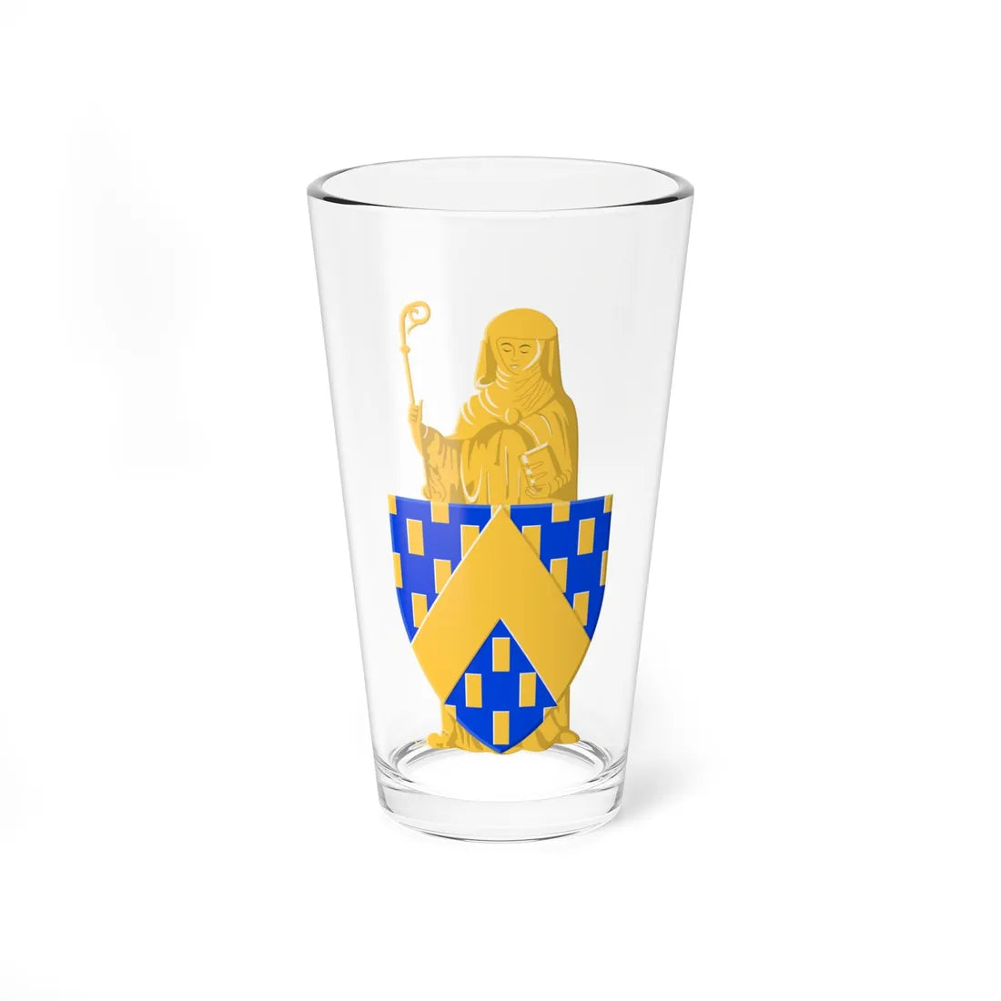 Ternat wapen (Belgium) (Coat of Arms) Pint Glass 16oz 16oz - Go Mug Yourself