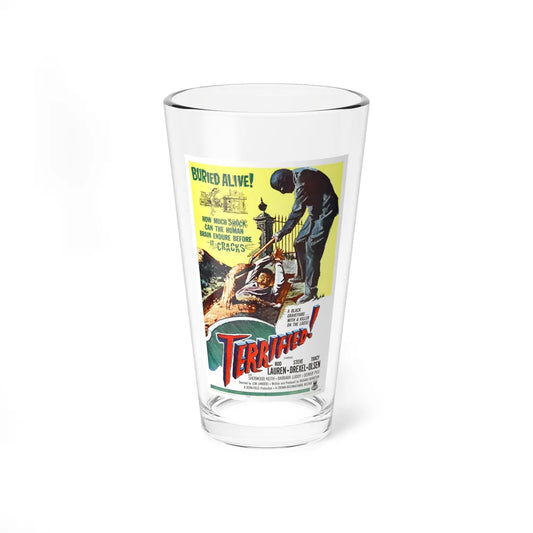 TERRIFIED 1962 Movie Poster - Pint Glass 16oz-16oz-Go Mug Yourself