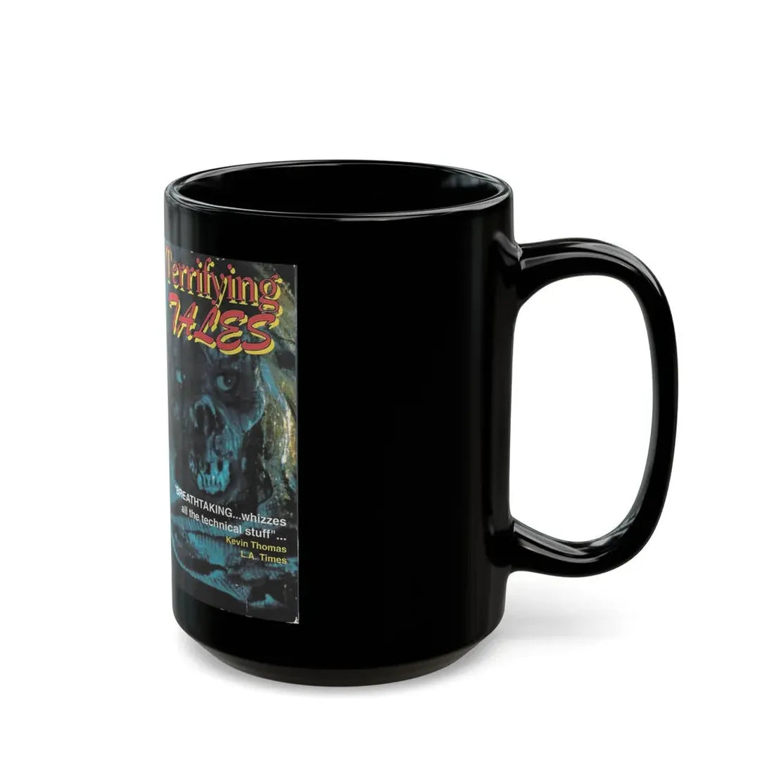 TERRIFYING TALES (VHS COVER) - Black Coffee Mug - Go Mug Yourself