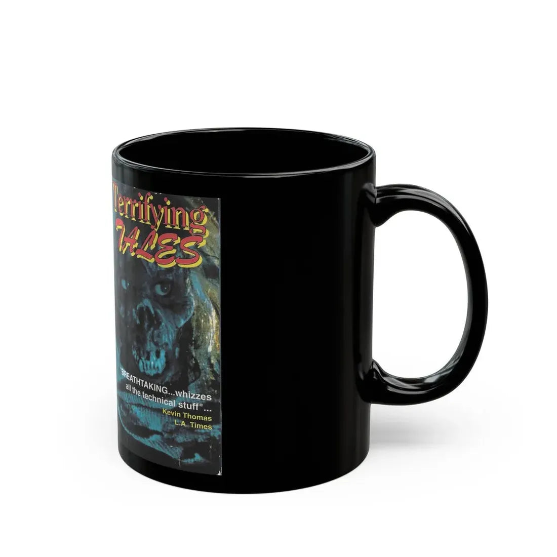 TERRIFYING TALES (VHS COVER) - Black Coffee Mug - Go Mug Yourself