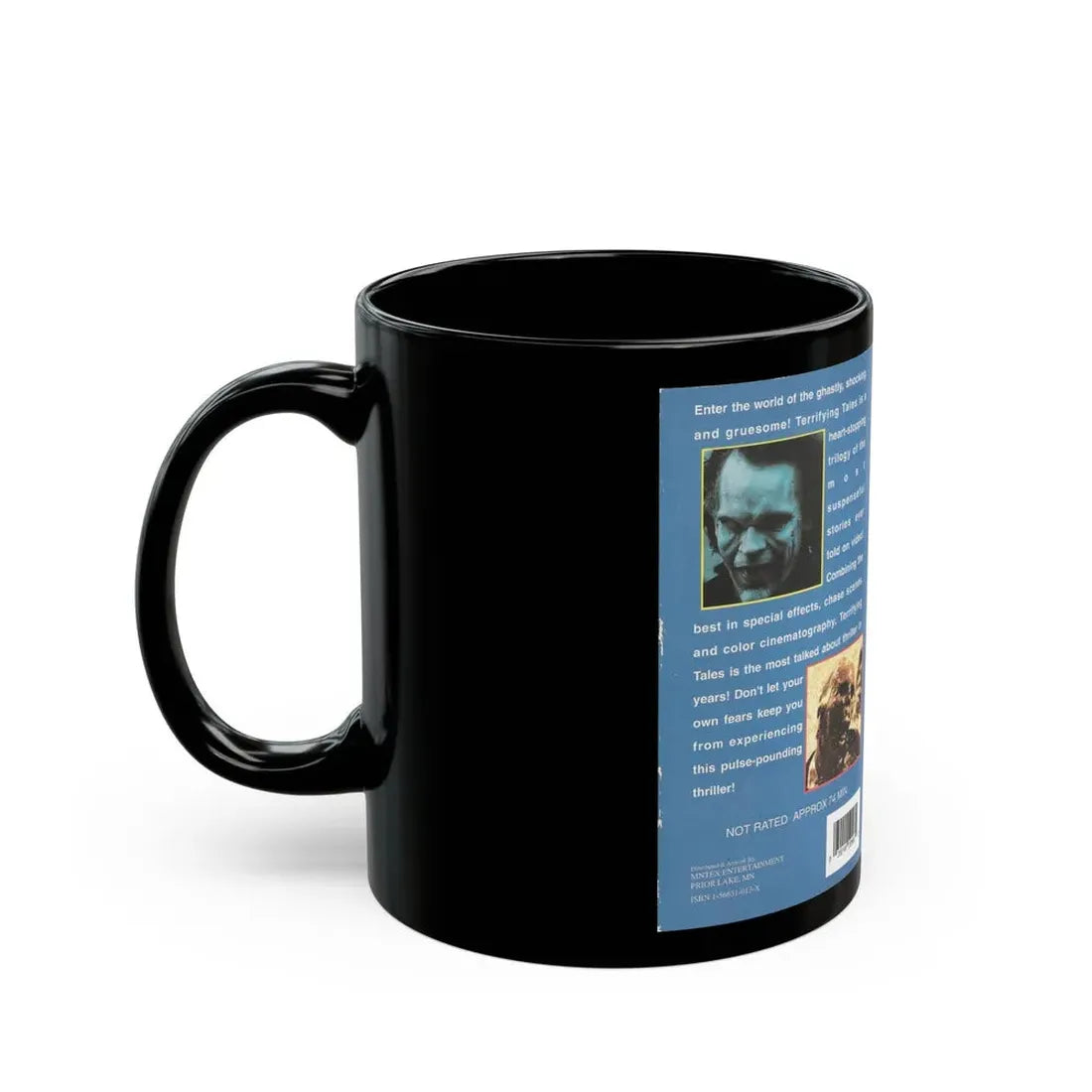 TERRIFYING TALES (VHS COVER) - Black Coffee Mug - Go Mug Yourself