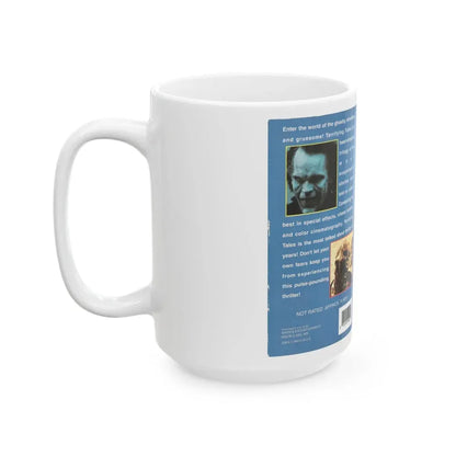 TERRIFYING TALES (VHS COVER) - White Coffee Mug - Go Mug Yourself