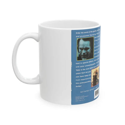 TERRIFYING TALES (VHS COVER) - White Coffee Mug - Go Mug Yourself
