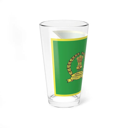 Territorial Army Flag (India) Pint Glass 16oz - Go Mug Yourself