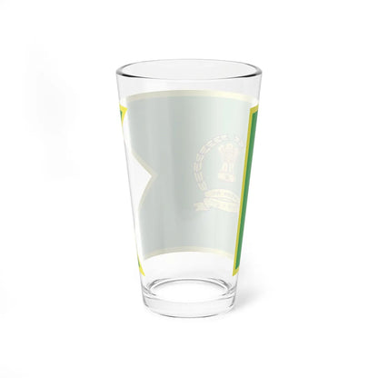 Territorial Army Flag (India) Pint Glass 16oz - Go Mug Yourself