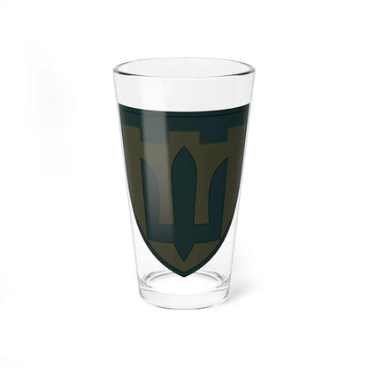 Territorial Defence Froces branch v2 (Ukraine) Pint Glass 16oz 16oz - Go Mug Yourself