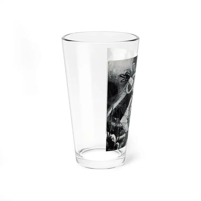 Terror and Treasure Under The Sea, Bold magazine, July 1954 (Magazine Illustration) Pint Glass 16oz - Go Mug Yourself