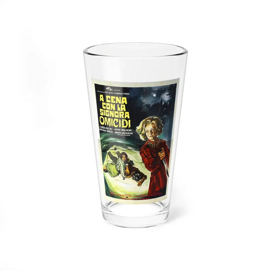 TERROR AT RED WOLF INN (ITALIAN) 1972 Movie Poster - Pint Glass 16oz 16oz - Go Mug Yourself