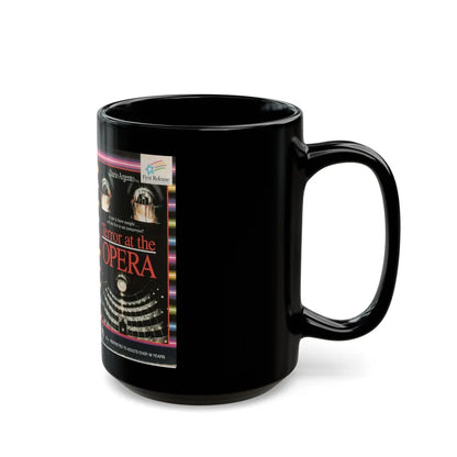 TERROR AT THE OPERA (VHS COVER) - Black Coffee Mug-Go Mug Yourself