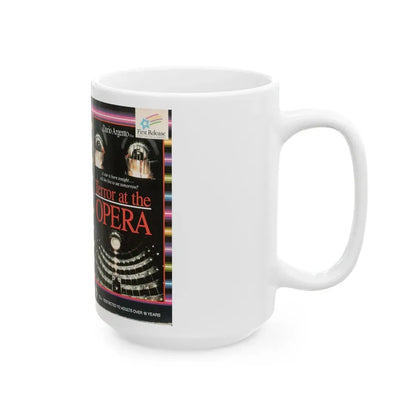 TERROR AT THE OPERA (VHS COVER) - White Coffee Mug - Go Mug Yourself