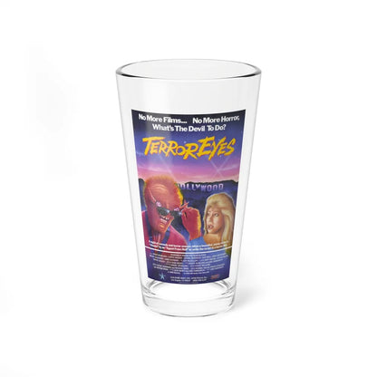 TERROR EYES 1988 Movie Poster - Pint Glass 16oz-16oz-Go Mug Yourself