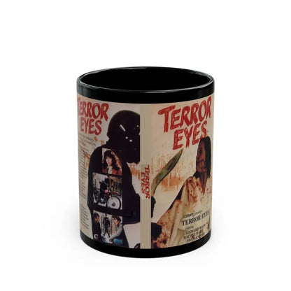 TERROR EYES (VHS COVER) - Black Coffee Mug 11oz - Go Mug Yourself