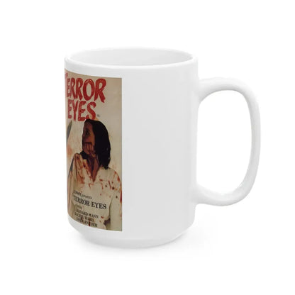 TERROR EYES (VHS COVER) - White Coffee Mug - Go Mug Yourself