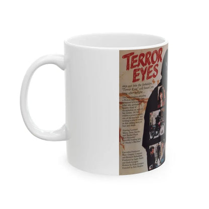 TERROR EYES (VHS COVER) - White Coffee Mug - Go Mug Yourself