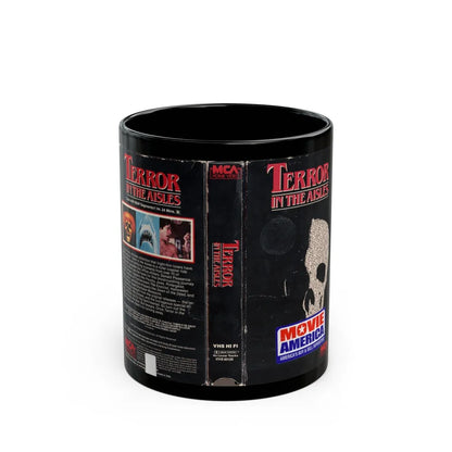 TERROR IN THE AISLES (VHS COVER) - Black Coffee Mug-11oz-Go Mug Yourself